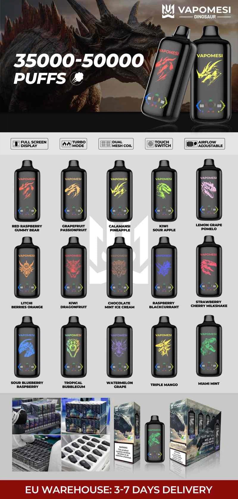 Vapomesi dinosaur 50000 vapers Vapomesi dinosaur 50000 vapers